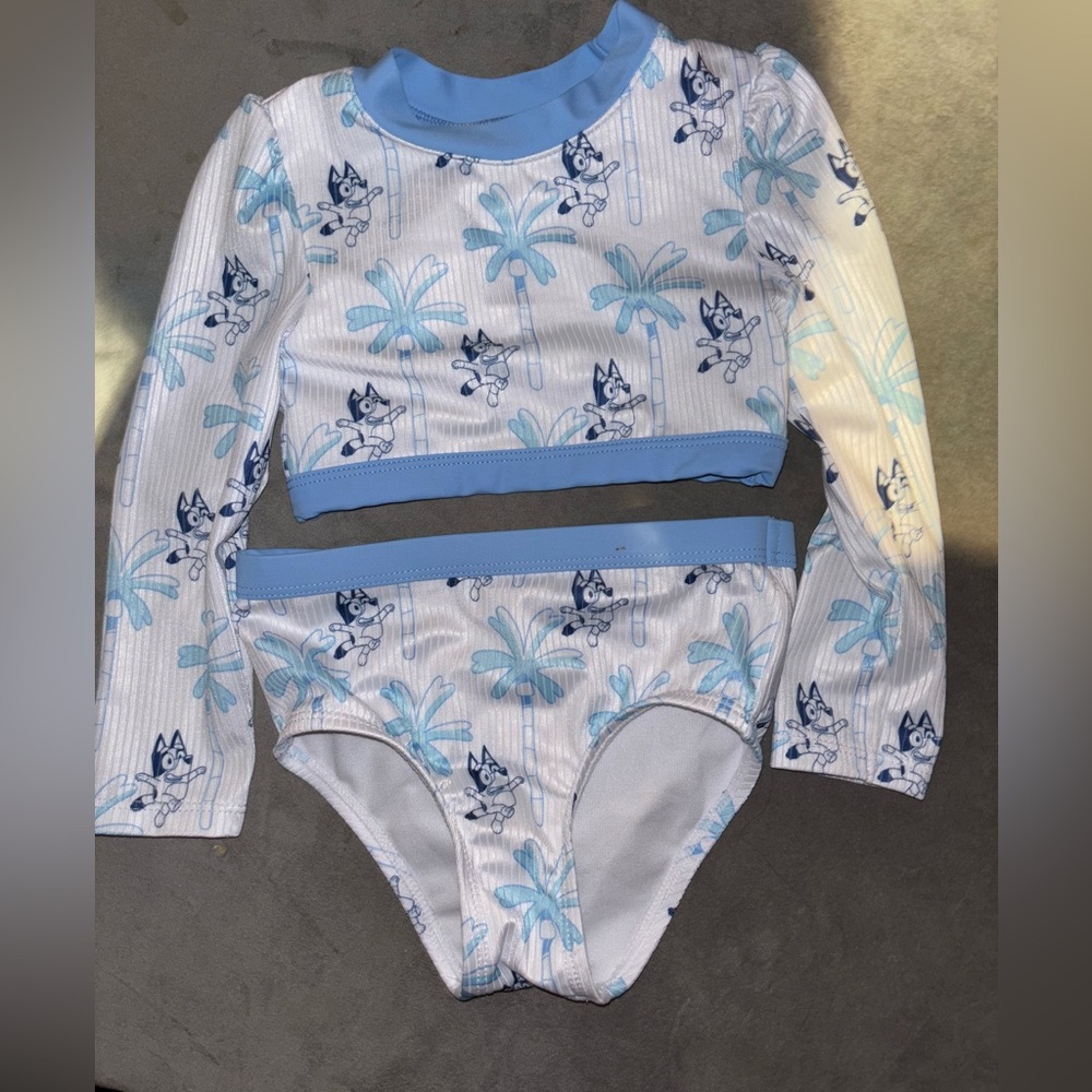 Bluey long sleeve swimsuit